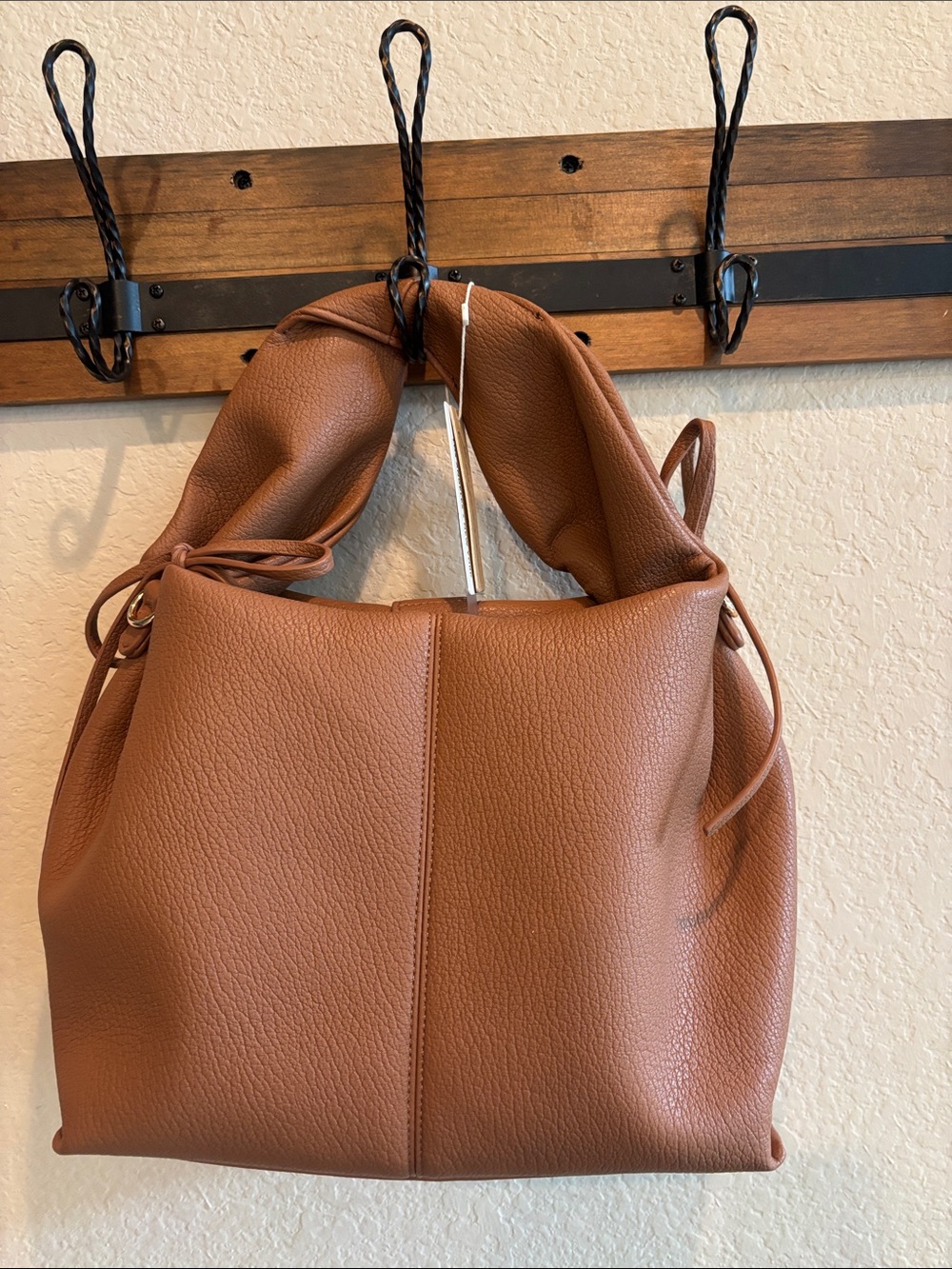 Women's Tan Shoulder Hobo Bag